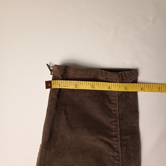 Loft Corduroy Jeans Size 28/6 Curvy Skinny Mid Rise Brown Color Zipper Ankle - Picture 10 of 10